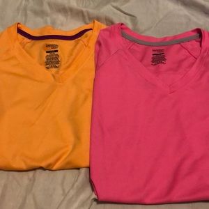 DanSkin Workout shirts (V necks)